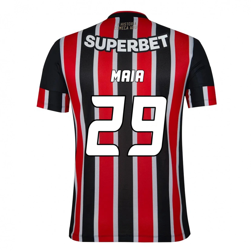 Danxen Dětské Pablo Maia #29 Červená Černá Bílá Daleko Hráčské Dresy 2025/26 Dres