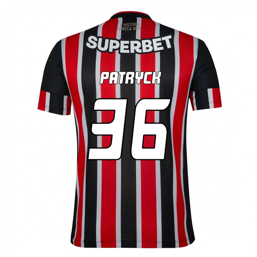 Danxen Dětské Patryck #36 Červená Černá Bílá Daleko Hráčské Dresy 2025/26 Dres