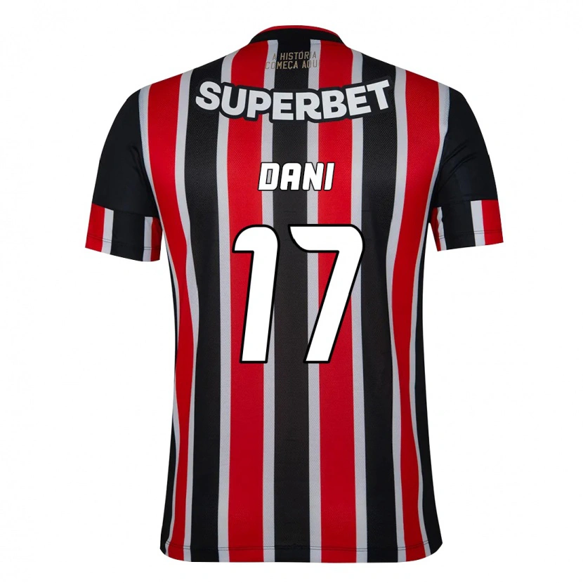 Danxen Dětské Dani #17 Červená Černá Bílá Daleko Hráčské Dresy 2025/26 Dres