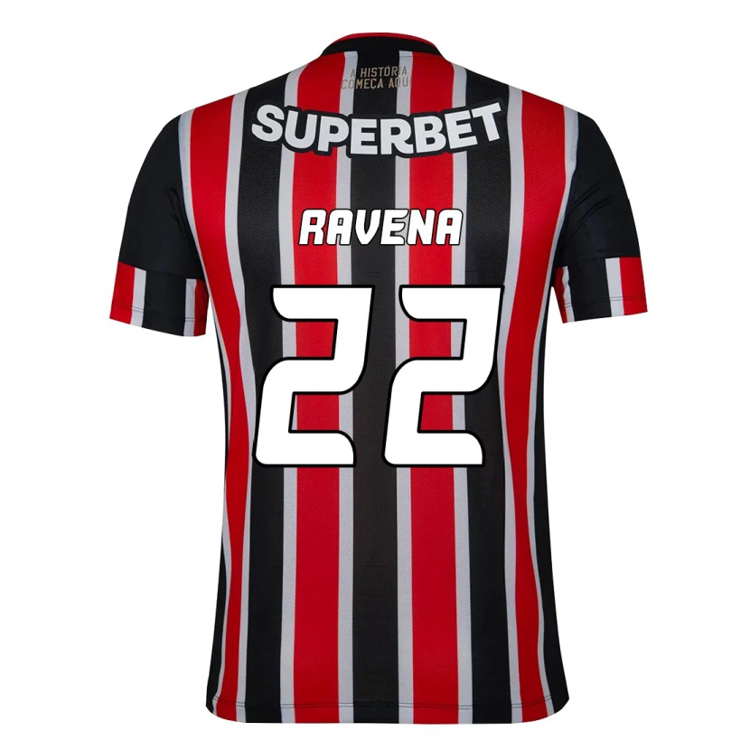 Danxen Dětské Ravena #22 Červená Černá Bílá Daleko Hráčské Dresy 2025/26 Dres