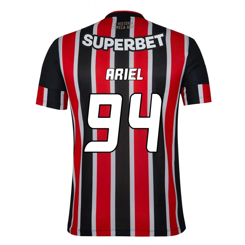 Danxen Dětské Ariel #94 Černá Červená Daleko Hráčské Dresy 2025/26 Dres