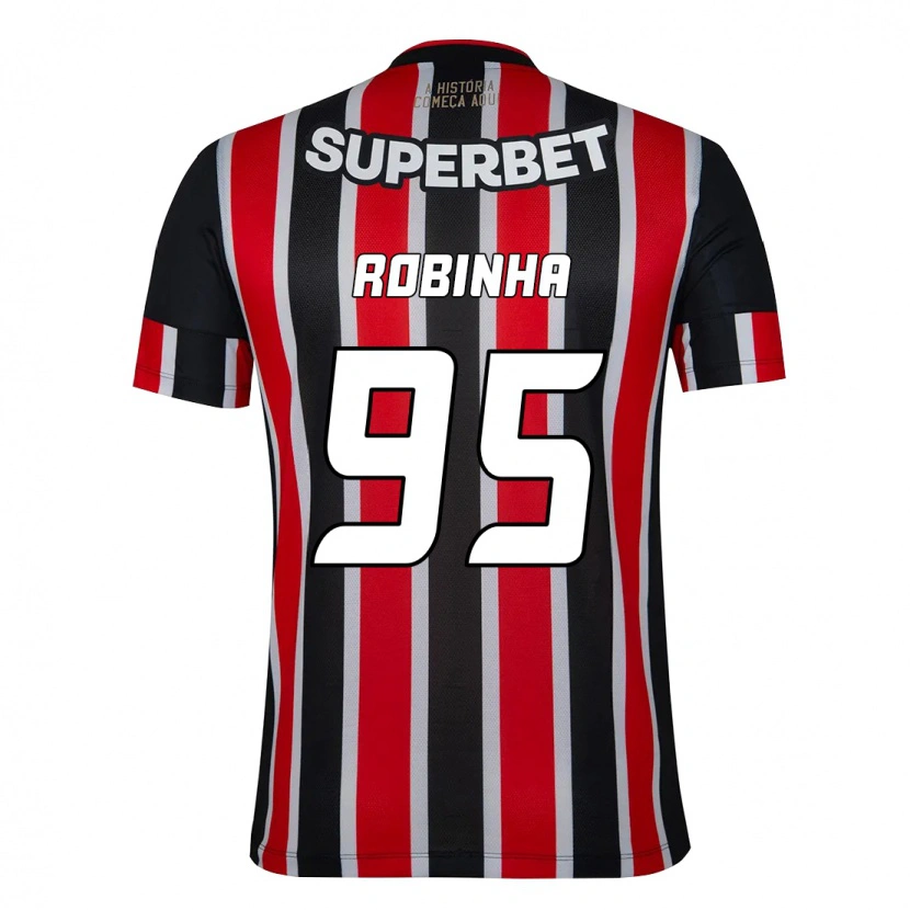 Danxen Dětské Robinha #95 Červená Černá Bílá Daleko Hráčské Dresy 2025/26 Dres