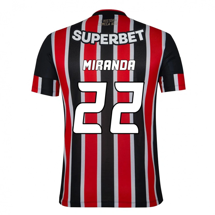 Danxen Dětské Miranda #22 Červená Černá Bílá Daleko Hráčské Dresy 2025/26 Dres