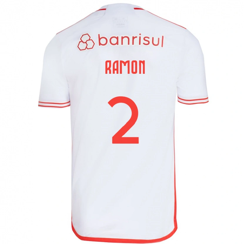 Danxen Dětské Ramon #2 Červená Bílá Daleko Hráčské Dresy 2025/26 Dres