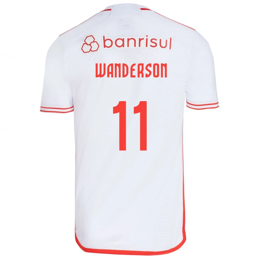 Danxen Dětské Wanderson #11 Červená Bílá Daleko Hráčské Dresy 2025/26 Dres