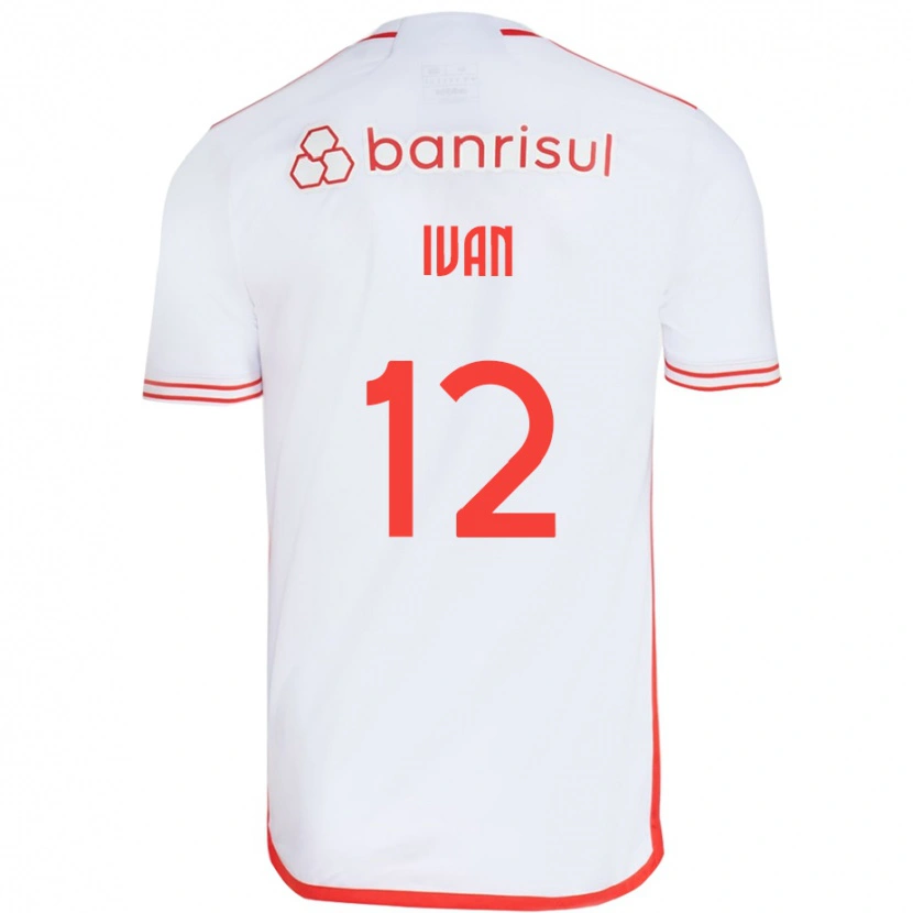 Danxen Dětské Ivan #12 Červená Bílá Daleko Hráčské Dresy 2025/26 Dres