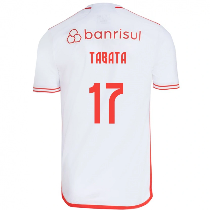 Danxen Dětské Bruno Tabata #17 Červená Bílá Daleko Hráčské Dresy 2025/26 Dres