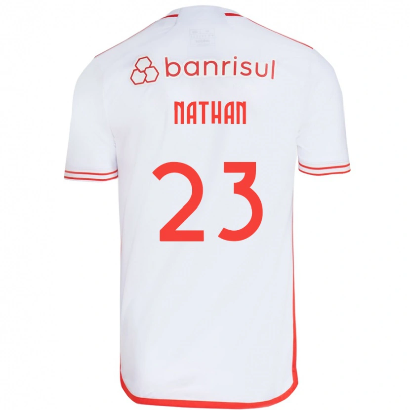Danxen Dětské Nathan #23 Červená Bílá Daleko Hráčské Dresy 2025/26 Dres