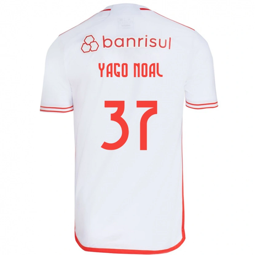 Danxen Dětské Yago Noal #37 Červená Bílá Daleko Hráčské Dresy 2025/26 Dres