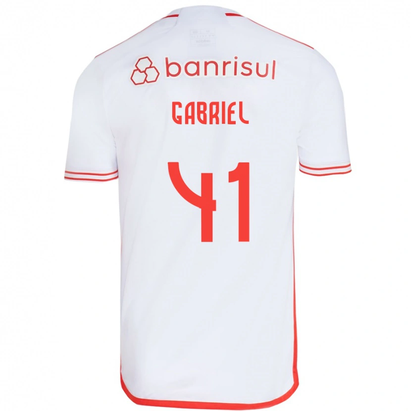 Danxen Dětské Victor Gabriel #41 Červená Bílá Daleko Hráčské Dresy 2025/26 Dres