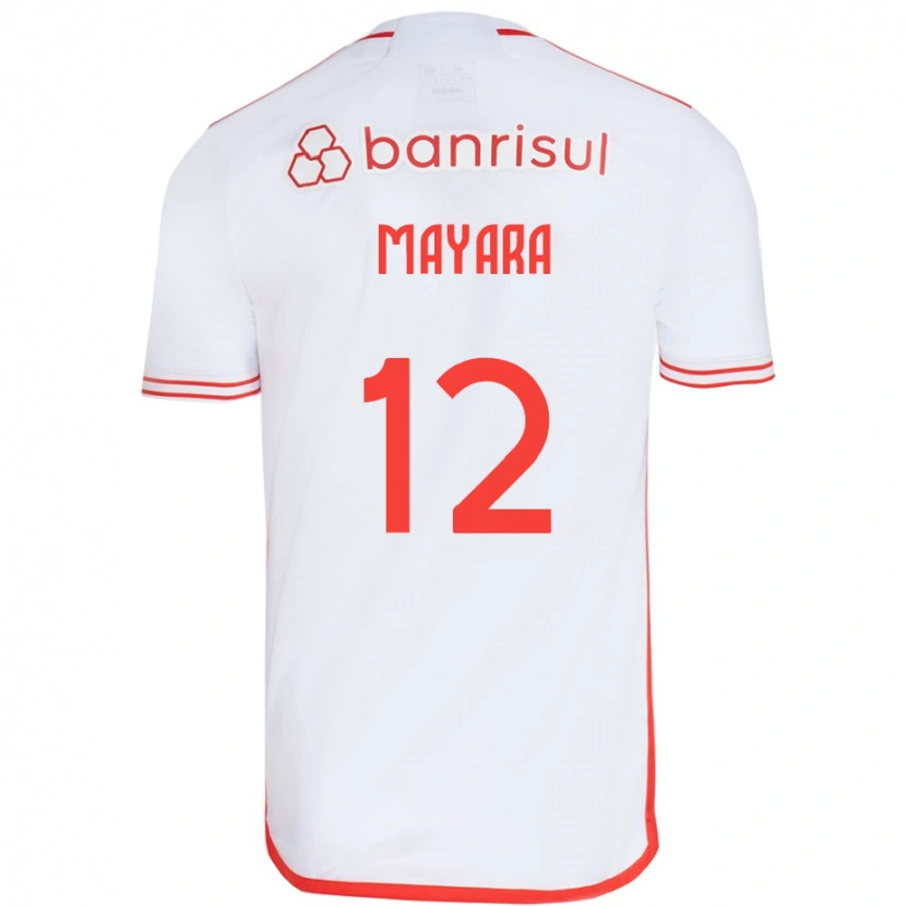 Danxen Dětské Mayara #12 Červená Bílá Daleko Hráčské Dresy 2025/26 Dres