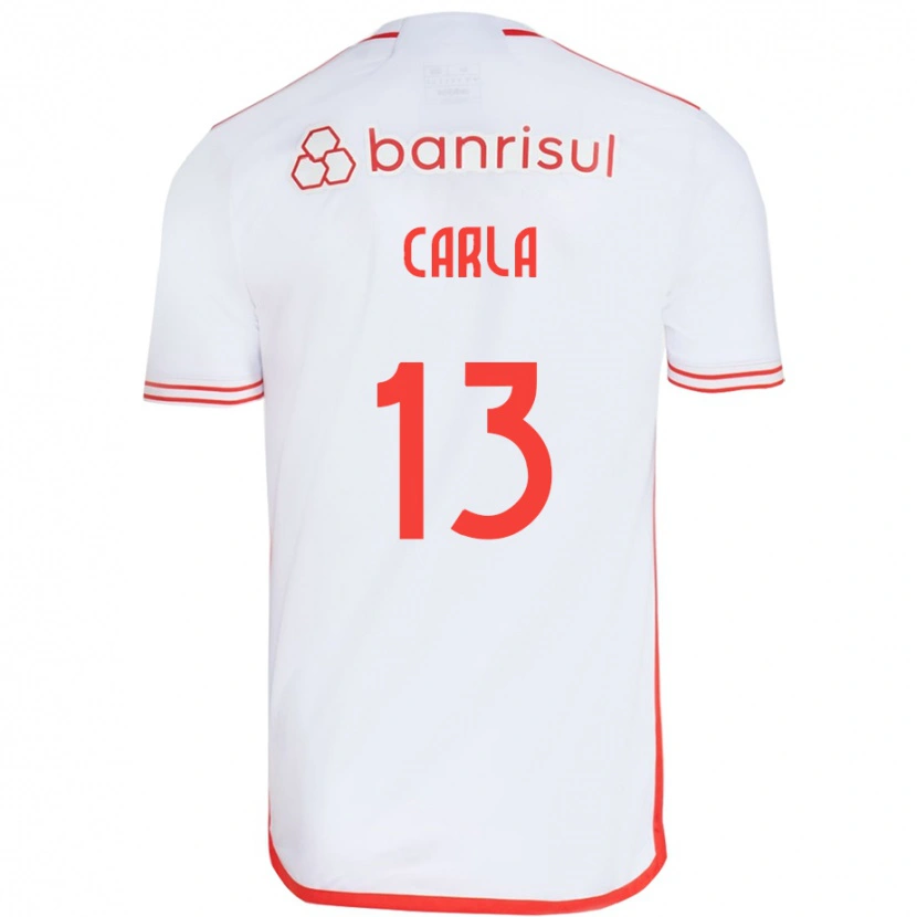 Danxen Dětské Carla #13 Červená Bílá Daleko Hráčské Dresy 2025/26 Dres