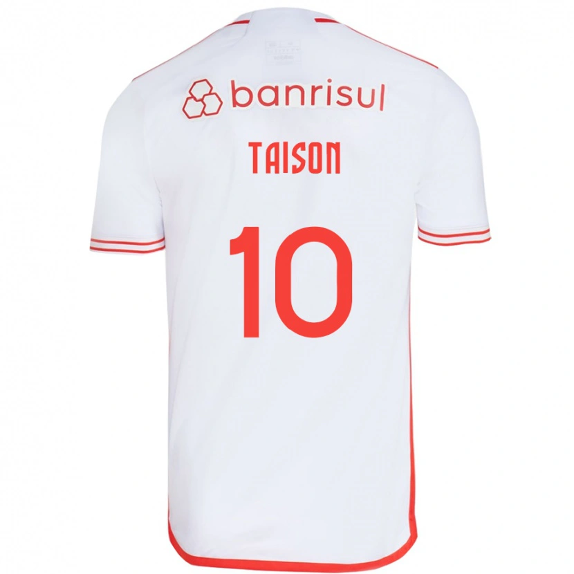 Danxen Dětské Taison #10 Červená Bílá Daleko Hráčské Dresy 2025/26 Dres