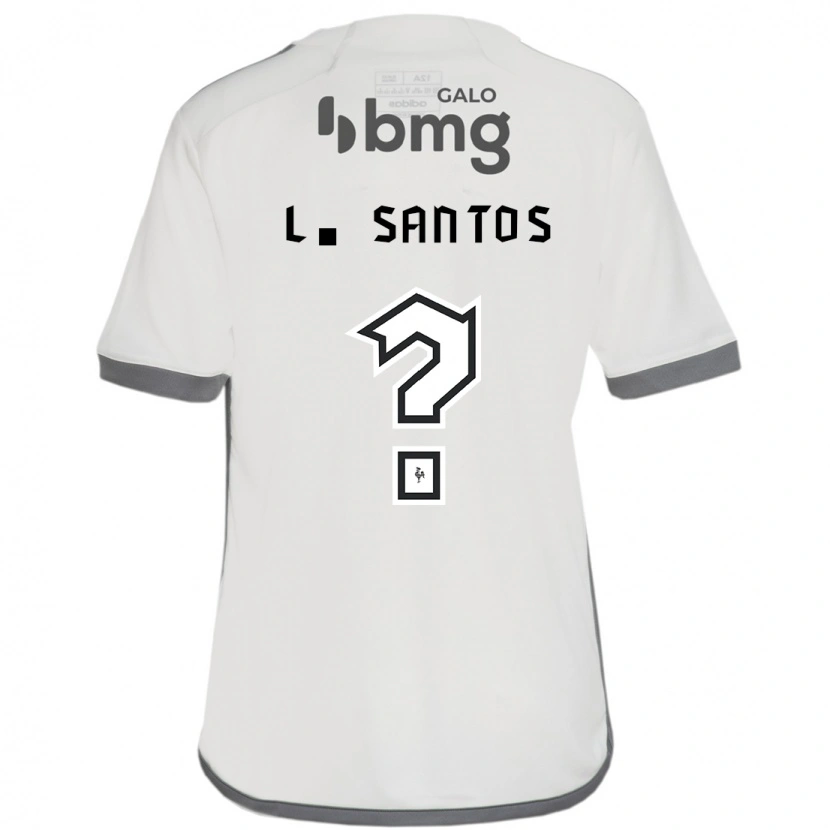 Danxen Dětské Léo Santos #0 Bílá Černá Daleko Hráčské Dresy 2025/26 Dres