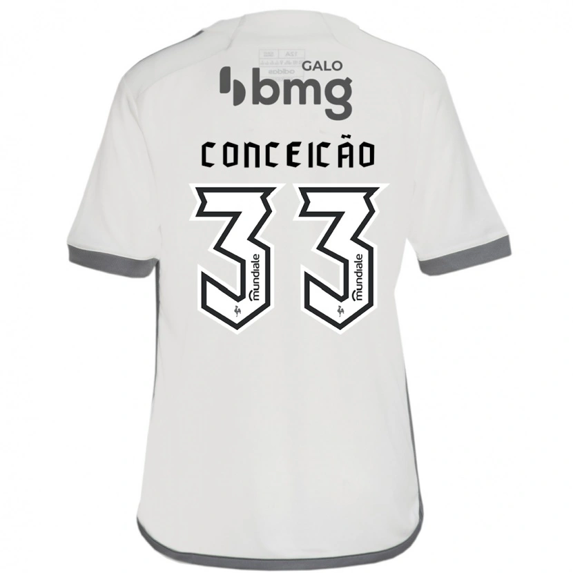 Danxen Dětské Robert Conceição #33 Bílá Černá Daleko Hráčské Dresy 2025/26 Dres