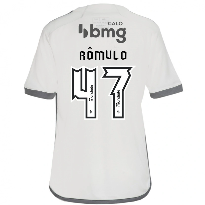 Danxen Dětské Rômulo #47 Bílá Černá Daleko Hráčské Dresy 2025/26 Dres