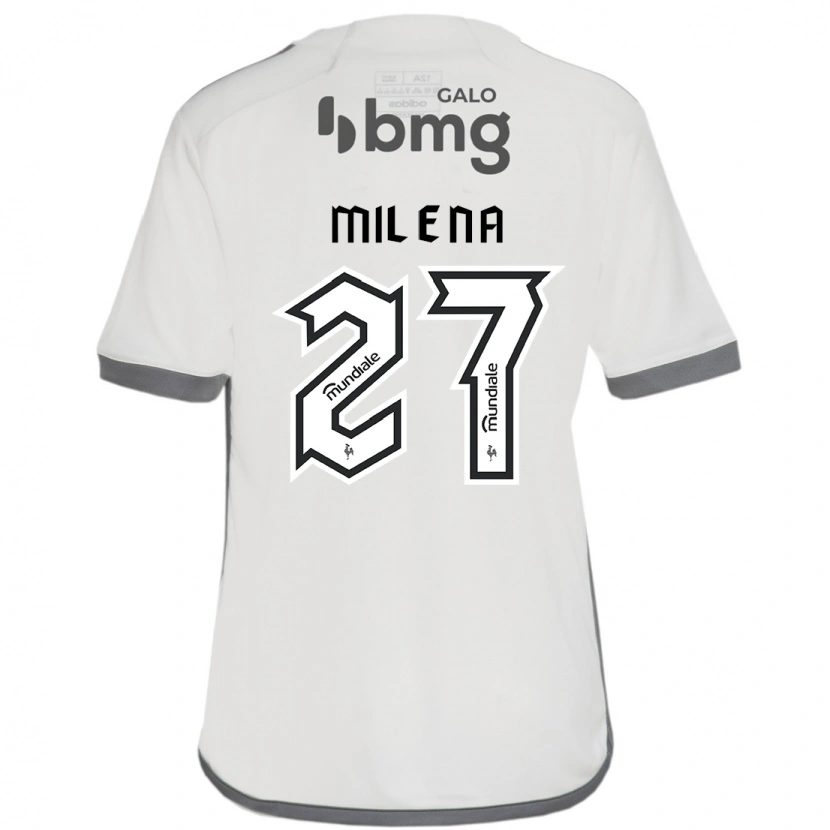 Danxen Dětské Milena #27 Bílá Černá Daleko Hráčské Dresy 2025/26 Dres