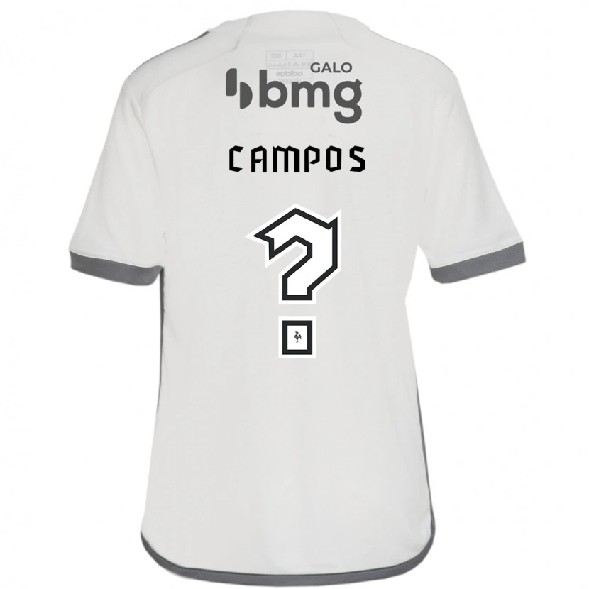 Danxen Dětské Matheus Campos #0 Bílá Černá Daleko Hráčské Dresy 2025/26 Dres