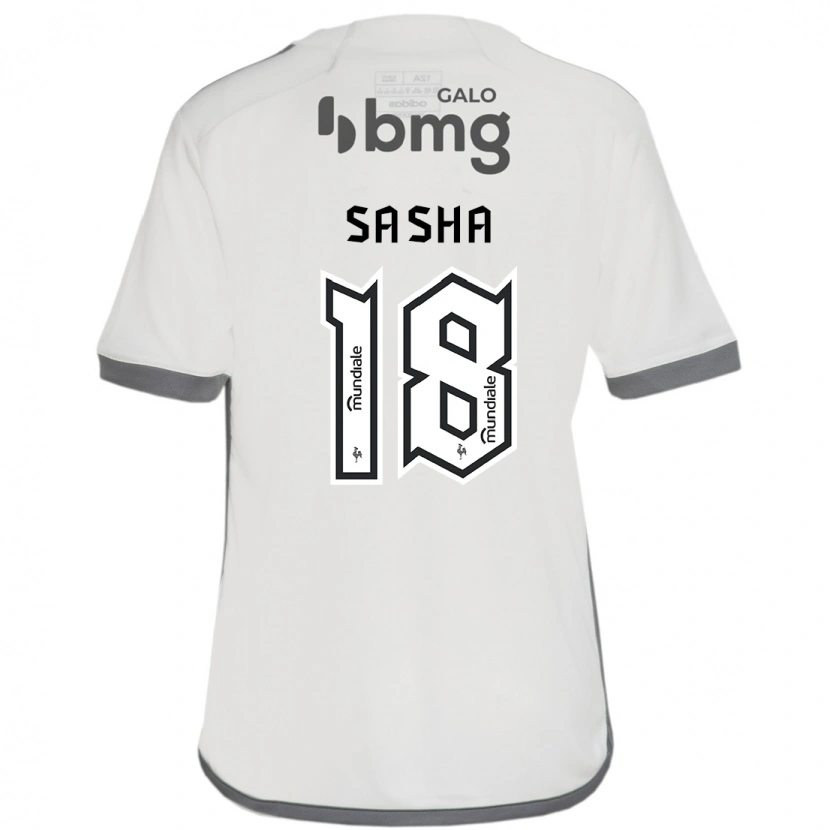 Danxen Dětské Eduardo Sasha #18 Bílá Černá Daleko Hráčské Dresy 2025/26 Dres