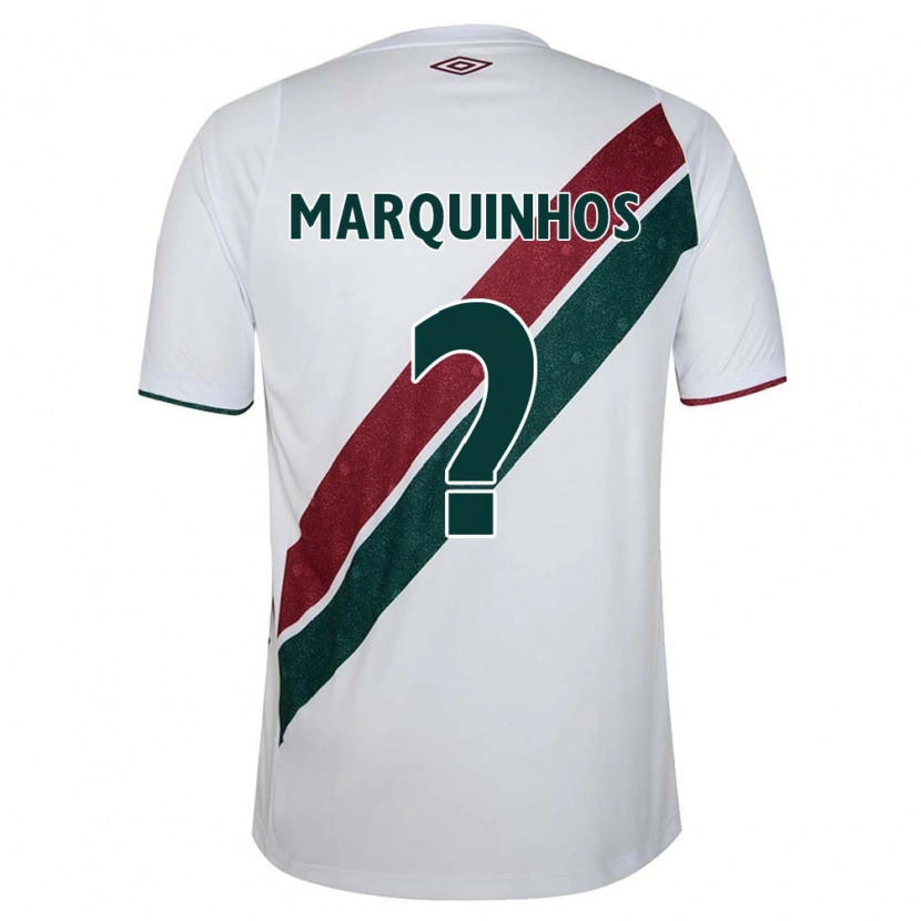 Danxen Dětské Marquinhos #0 Zelená Vínová Bílá Daleko Hráčské Dresy 2025/26 Dres