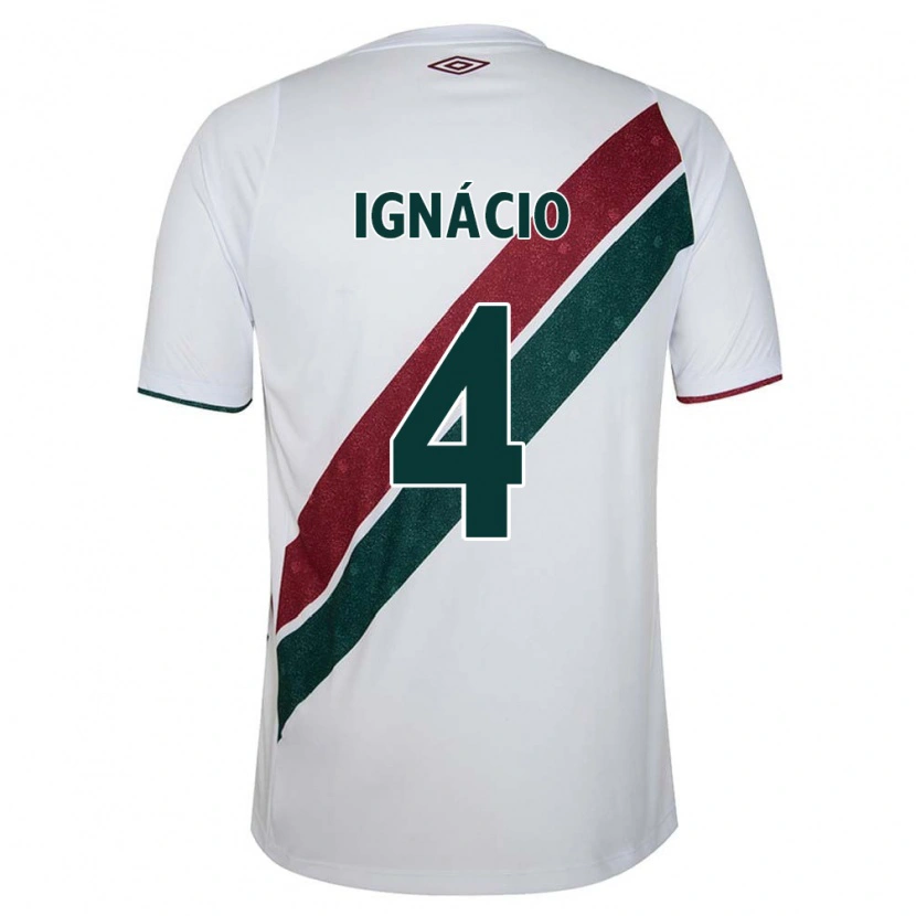 Danxen Dětské Ignácio #4 Zelená Vínová Bílá Daleko Hráčské Dresy 2025/26 Dres