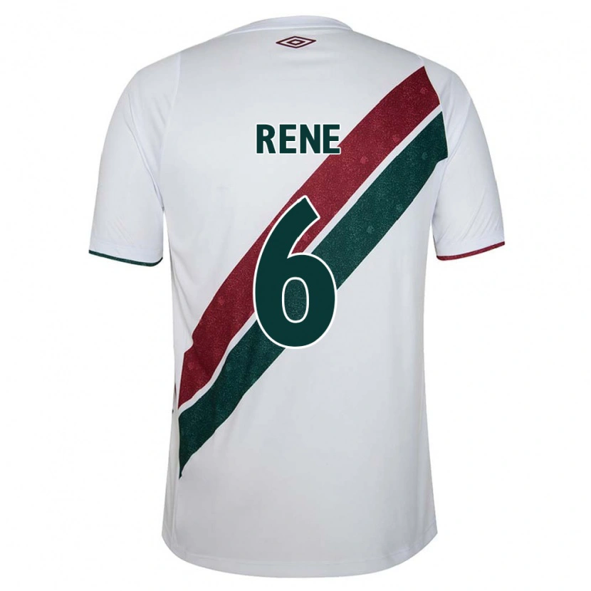 Danxen Dětské Renê #6 Zelená Vínová Bílá Daleko Hráčské Dresy 2025/26 Dres