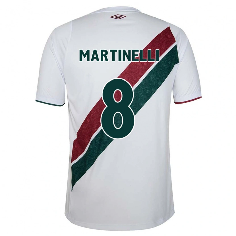 Danxen Dětské Martinelli #8 Zelená Vínová Bílá Daleko Hráčské Dresy 2025/26 Dres
