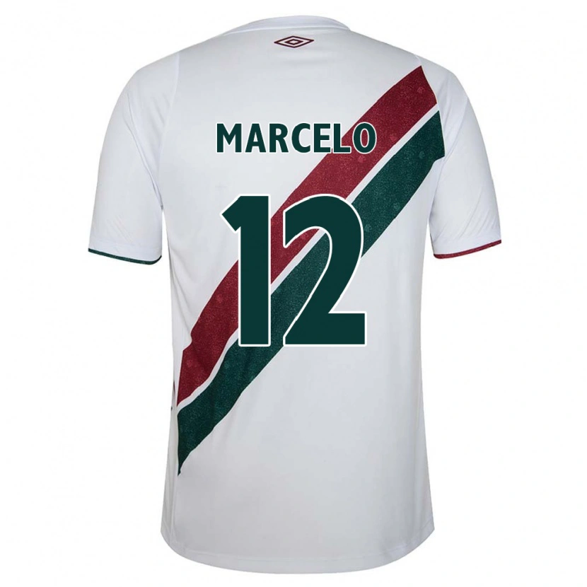 Danxen Dětské Marcelo #12 Zelená Vínová Bílá Daleko Hráčské Dresy 2025/26 Dres