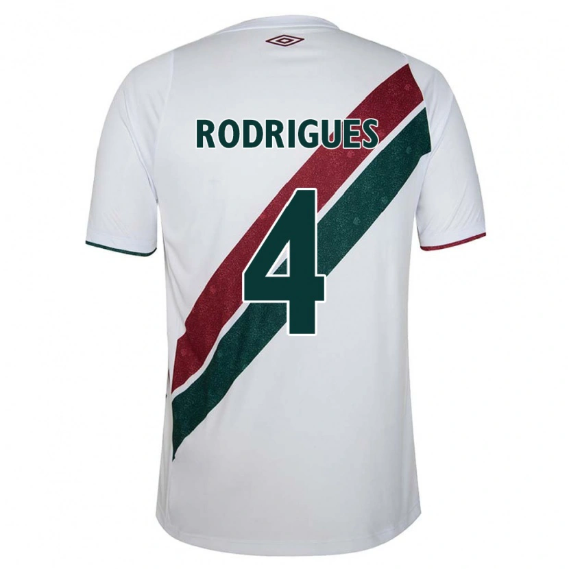 Danxen Dětské Nath Rodrigues #4 Zelená Vínová Bílá Daleko Hráčské Dresy 2025/26 Dres