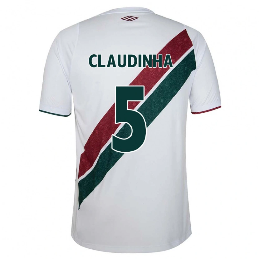 Danxen Dětské Claudinha #5 Zelená Vínová Bílá Daleko Hráčské Dresy 2025/26 Dres