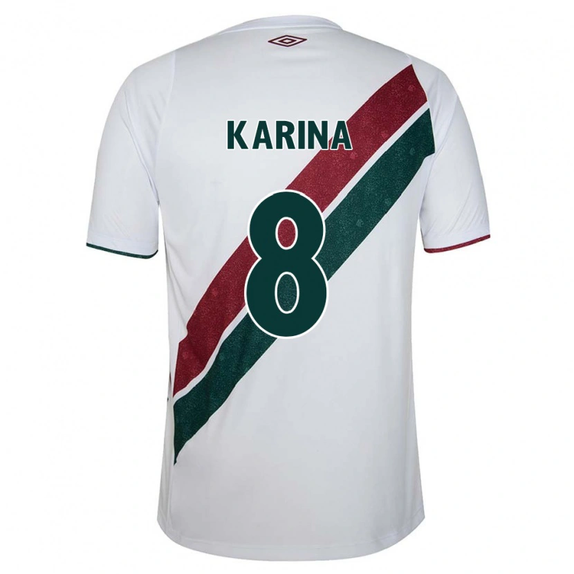 Danxen Dětské Karina #8 Zelená Vínová Bílá Daleko Hráčské Dresy 2025/26 Dres