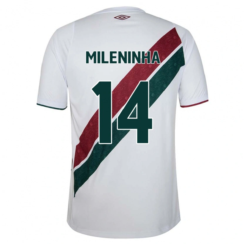 Danxen Dětské Mileninha #14 Zelená Vínová Bílá Daleko Hráčské Dresy 2025/26 Dres