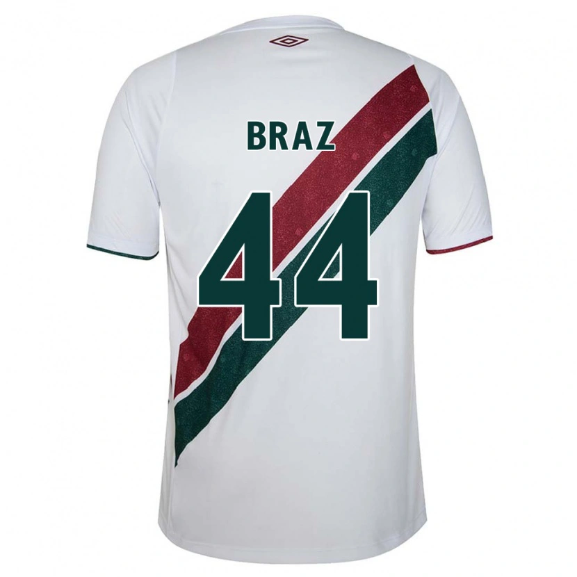 Danxen Dětské David Braz #44 Zelená Vínová Bílá Daleko Hráčské Dresy 2025/26 Dres