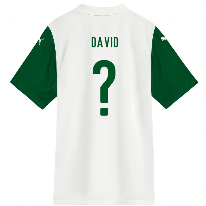 Danxen Dětské David #0 Zelená Bílá Daleko Hráčské Dresy 2025/26 Dres
