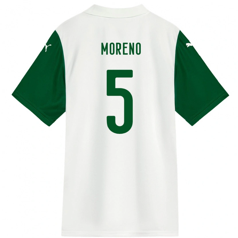 Danxen Dětské Aníbal Moreno #5 Zelená Bílá Daleko Hráčské Dresy 2025/26 Dres