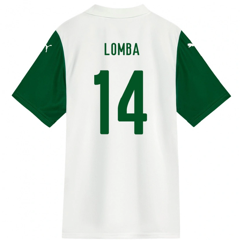 Danxen Dětské Marcelo Lomba #14 Zelená Bílá Daleko Hráčské Dresy 2025/26 Dres