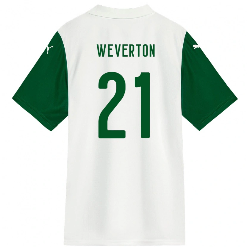 Danxen Dětské Weverton #21 Zelená Bílá Daleko Hráčské Dresy 2025/26 Dres