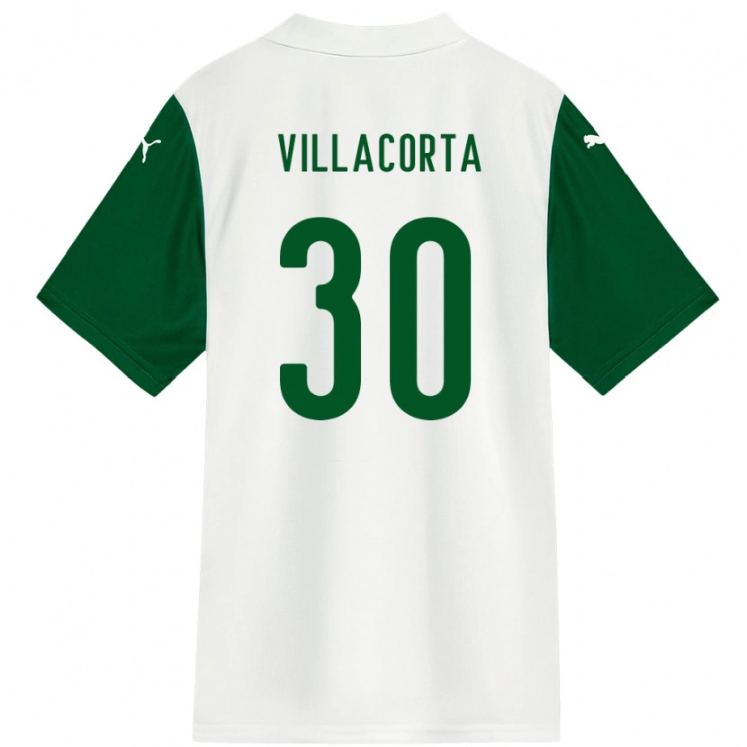 Danxen Dětské Rodrigo Villacorta #30 Zelená Bílá Daleko Hráčské Dresy 2025/26 Dres