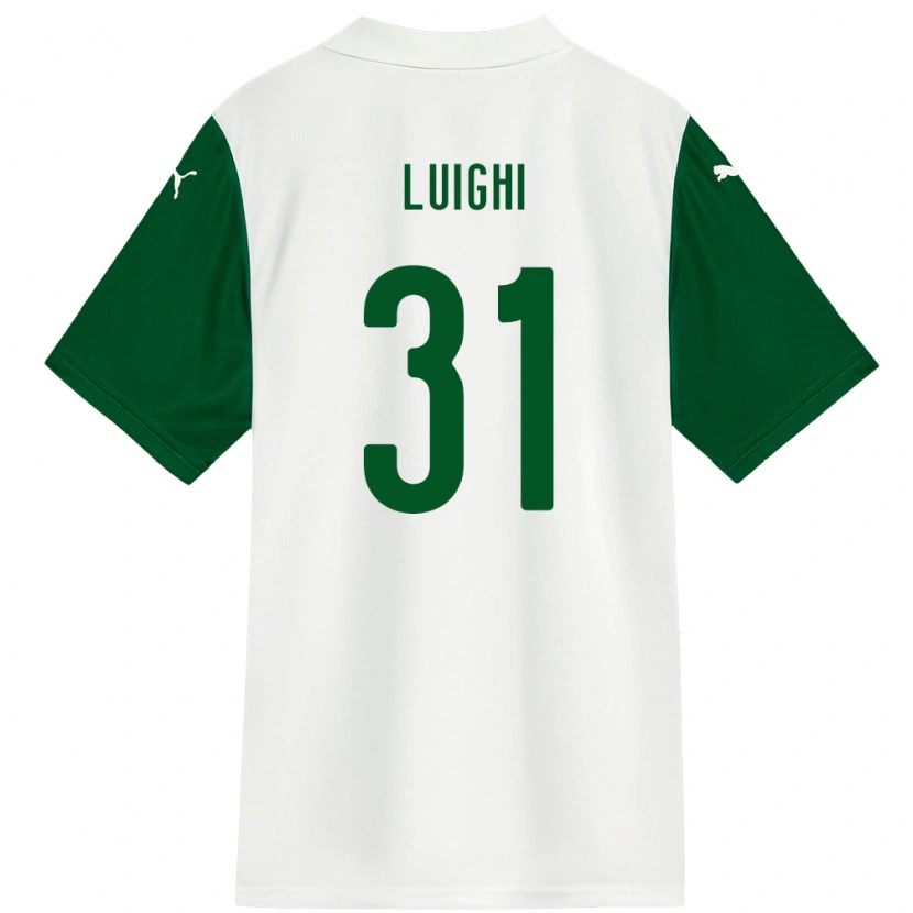 Danxen Dětské Luighi #31 Zelená Bílá Daleko Hráčské Dresy 2025/26 Dres