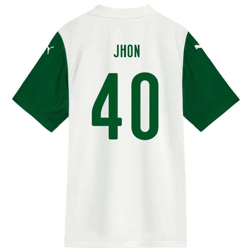 Danxen Dětské Jhon Jhon #40 Zelená Bílá Daleko Hráčské Dresy 2025/26 Dres