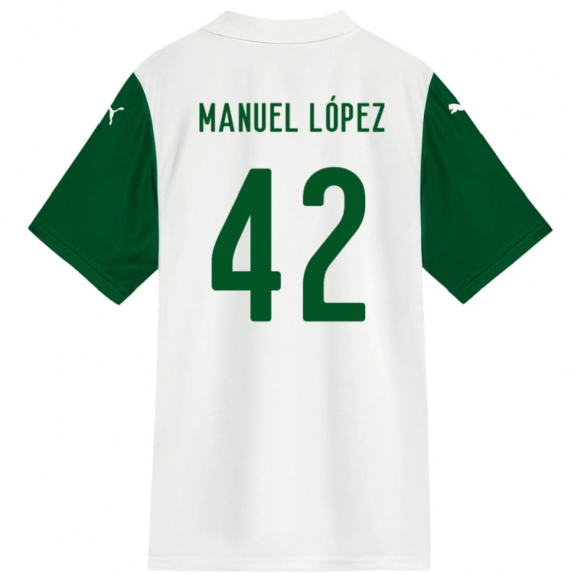 Danxen Dětské José Manuel López #42 Zelená Bílá Daleko Hráčské Dresy 2025/26 Dres