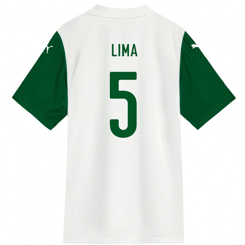 Danxen Dětské Ingryd Lima #5 Zelená Bílá Daleko Hráčské Dresy 2025/26 Dres