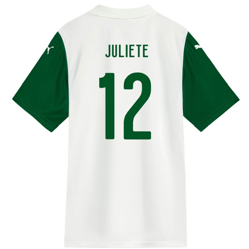 Danxen Dětské Juliete #12 Zelená Bílá Daleko Hráčské Dresy 2025/26 Dres