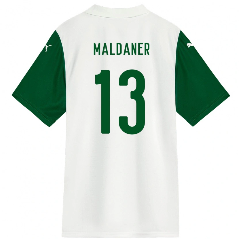 Danxen Dětské Pati Maldaner #13 Zelená Bílá Daleko Hráčské Dresy 2025/26 Dres