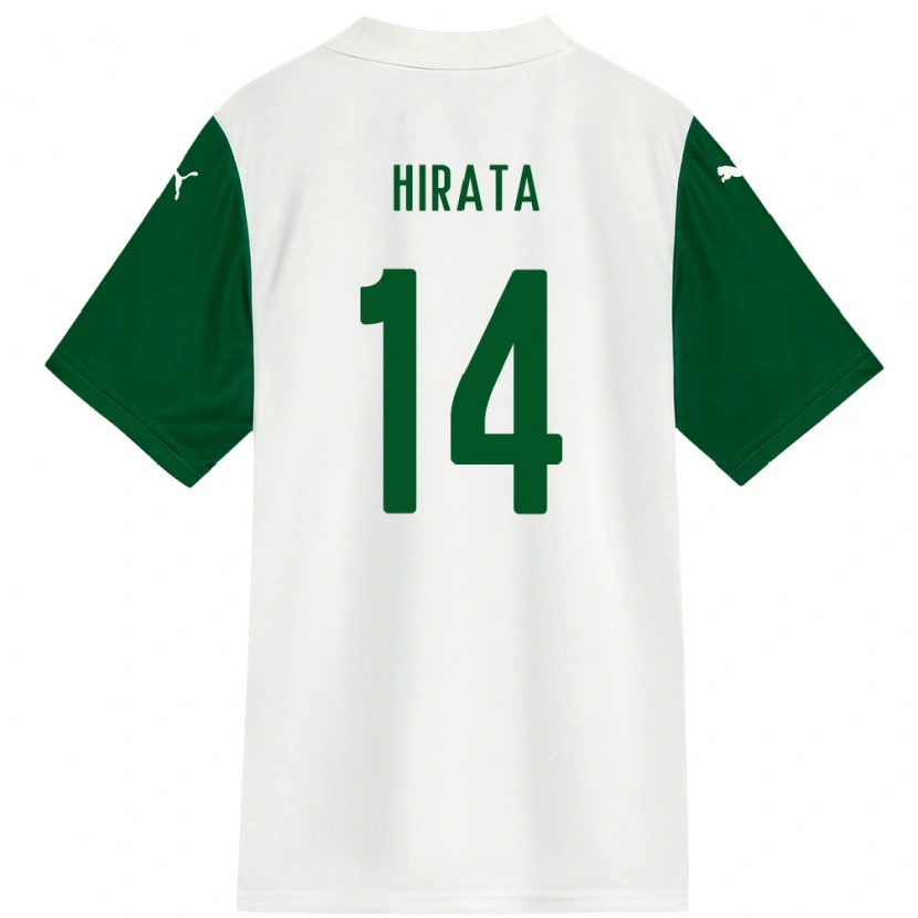 Danxen Dětské Bruna Hirata #14 Zelená Bílá Daleko Hráčské Dresy 2025/26 Dres