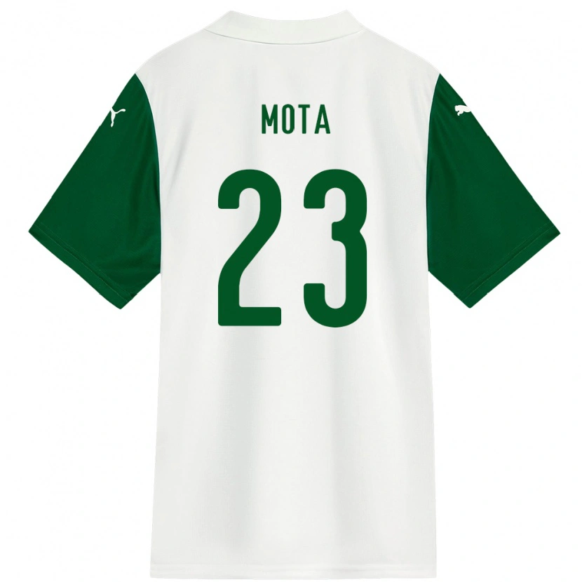 Danxen Dětské Flávia Mota #23 Zelená Bílá Daleko Hráčské Dresy 2025/26 Dres