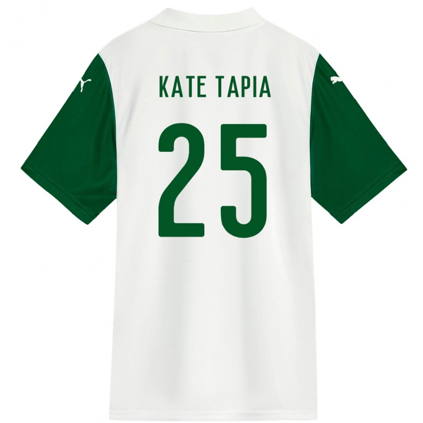 Danxen Dětské Kate Tapia #25 Zelená Bílá Daleko Hráčské Dresy 2025/26 Dres