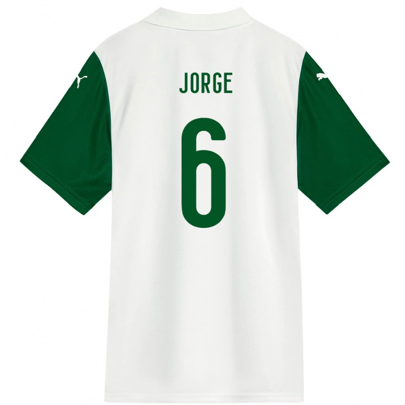 Danxen Dětské Jorge #6 Zelená Bílá Daleko Hráčské Dresy 2025/26 Dres