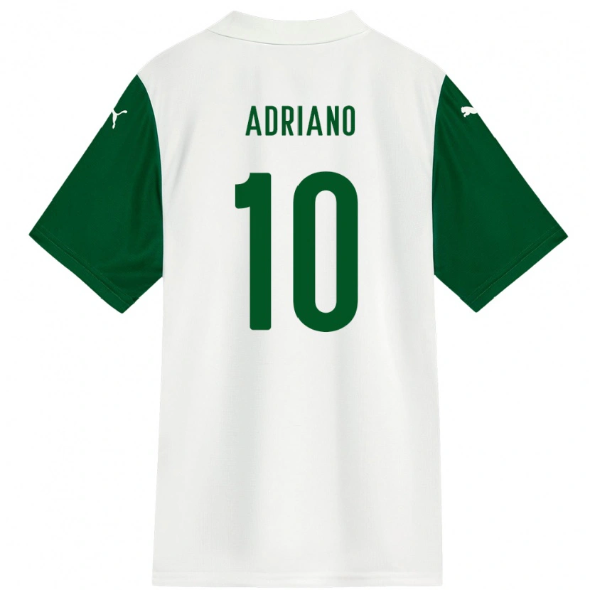 Danxen Dětské Luiz Adriano #10 Zelená Bílá Daleko Hráčské Dresy 2025/26 Dres