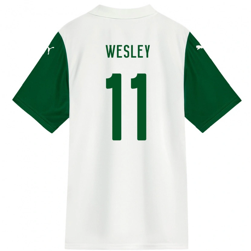 Danxen Dětské Wesley #11 Zelená Bílá Daleko Hráčské Dresy 2025/26 Dres